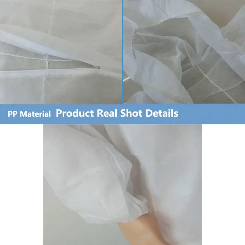 Protective Work Safety Suit Disposable Waterproof Oil-Resistant Clothing Spary Painting Cover All Protection Clothes Coverall