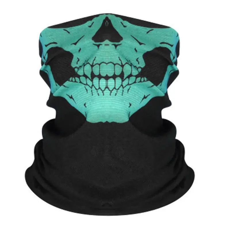 Bicycle Helmet Hood Bandana Scarf Breathable Windproof Skull Men Balaclava Ski Mask Cycling Caps Snowboard Face Cover Motorcycle