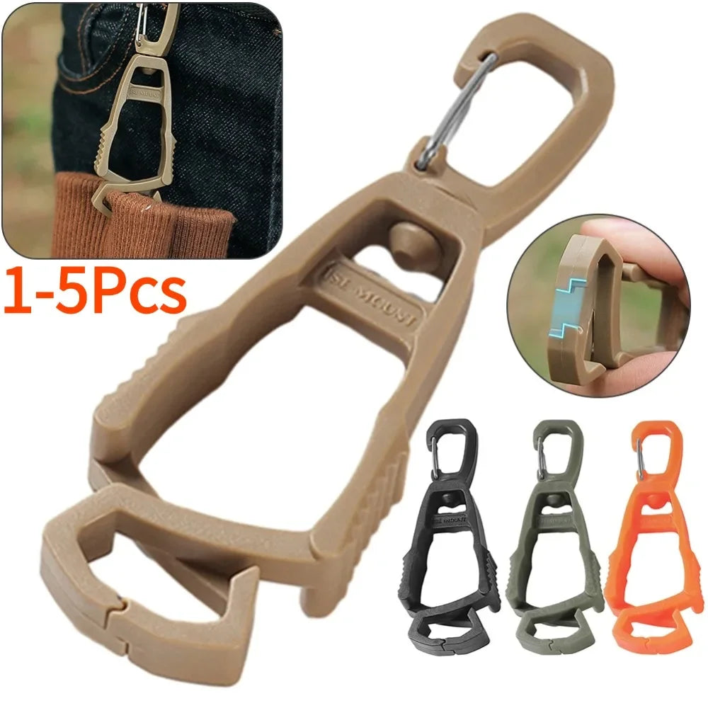 1-5Pcs Glove Clip Hanger Safety Glove Holder Plastic Working Gloves Clip Work Clamp Safety Work Glove Guard Multifunctional Tool