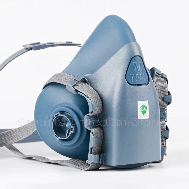 17in1 7502 Dust Gas Respirator Half Face Dust Mask For Painting Spraying Organic Vapor Chemical Gas Filter Work Safety For 3M