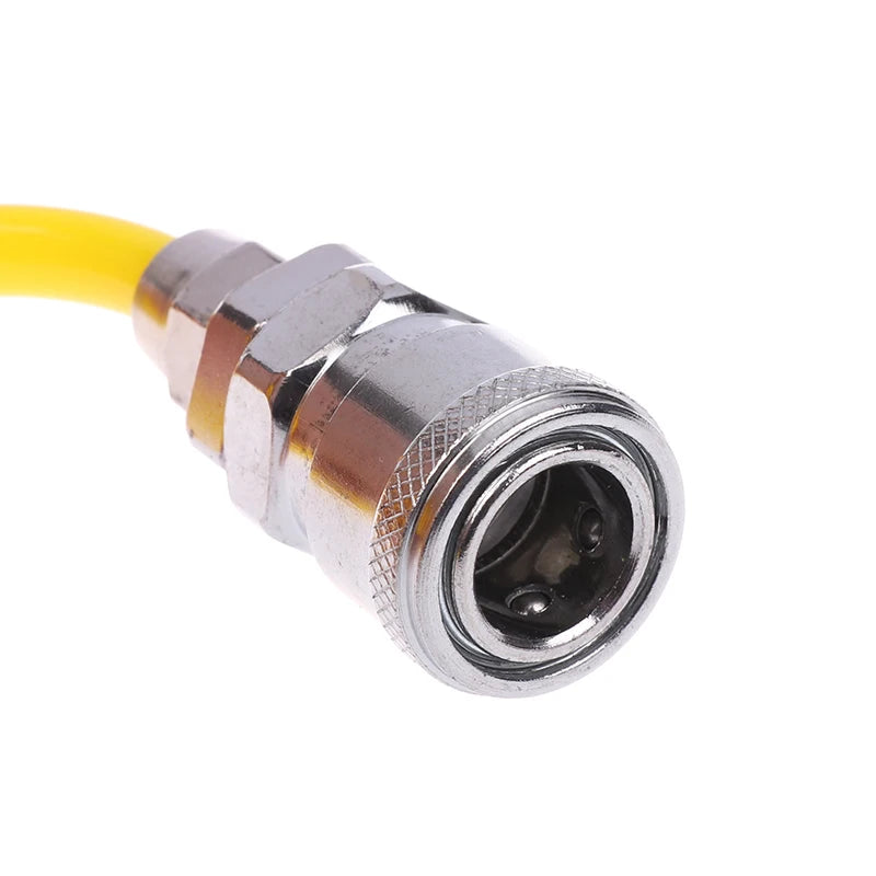 1 Piece Universal Pump Extension Tube Tire Air Compressor Hose Flexible Recoil Air Inflator Connector Replacement Inflator Hose