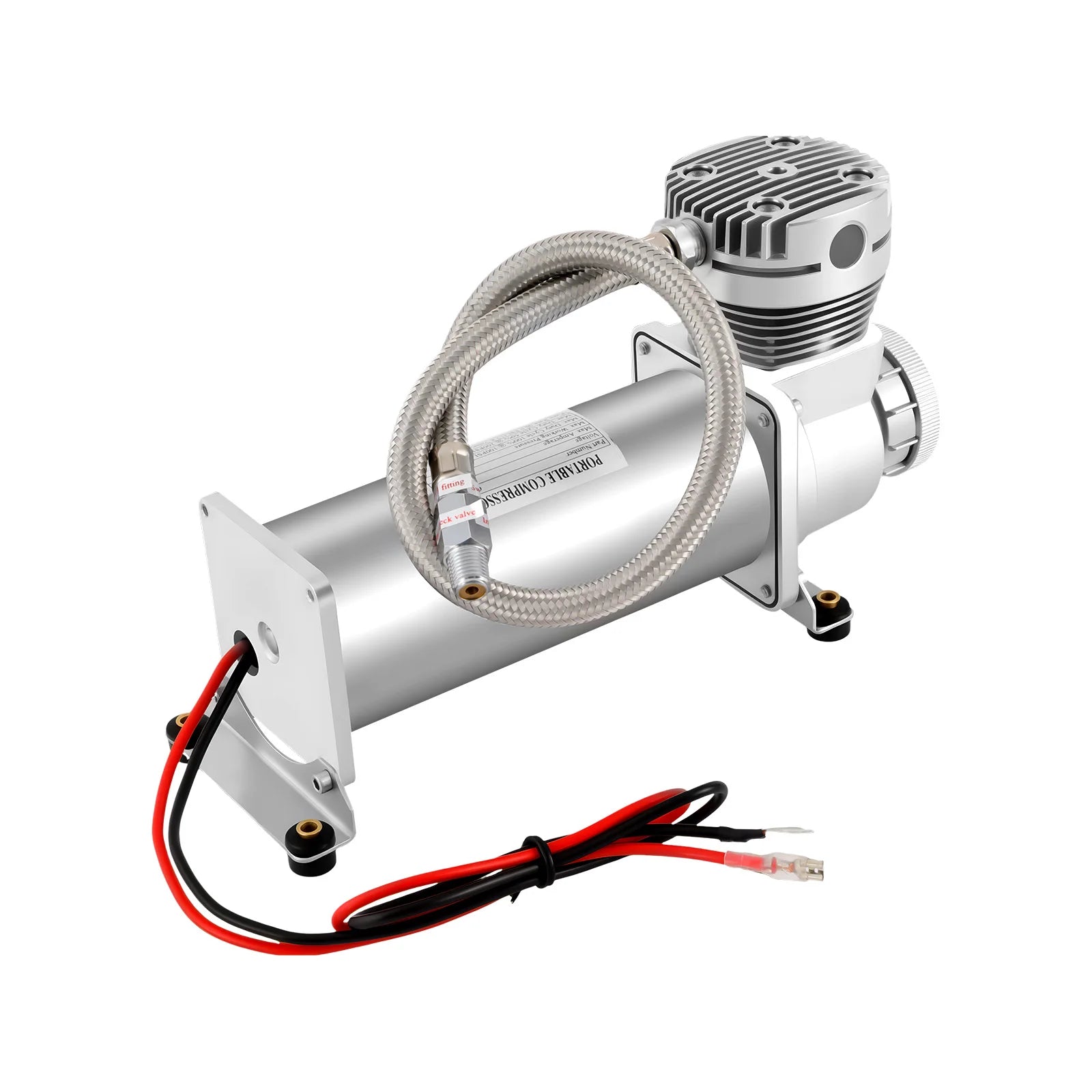 12V 200PSI Portable Air Compressor Kit 1.8CFM Air Ride Suspension Compressor Onboard Air Compressor for Tire Inflation