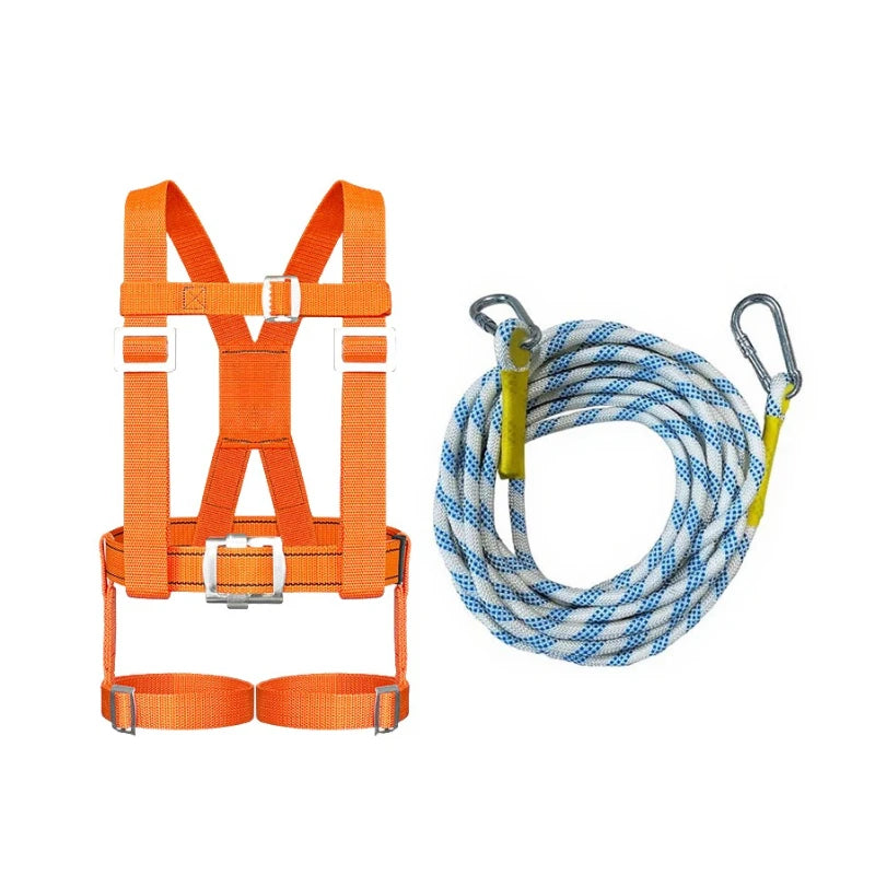 High Altitude Work Safety Belt Adjustable Safety Vests Outdoor Five-point Safety Harness Outdoor Rock Climbing Protect Equipment