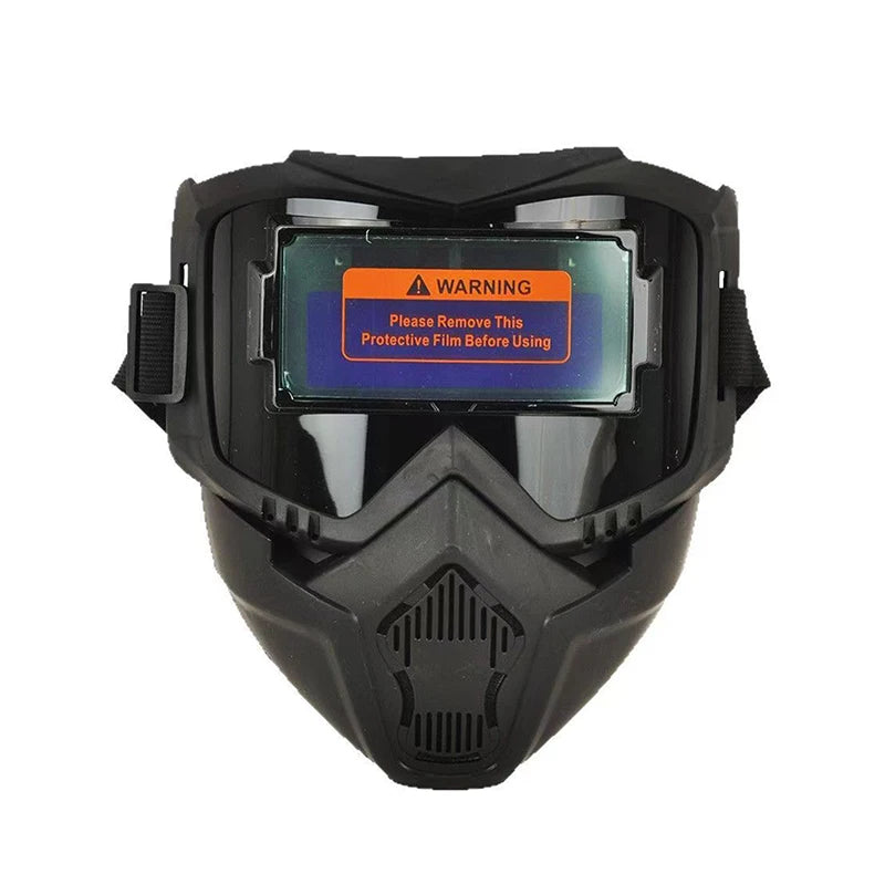 Auto Darkening Welding Helmet Welder Protector Helmet Detachable Welding Mask Head-mounted Breathable Welding Protector Helmet