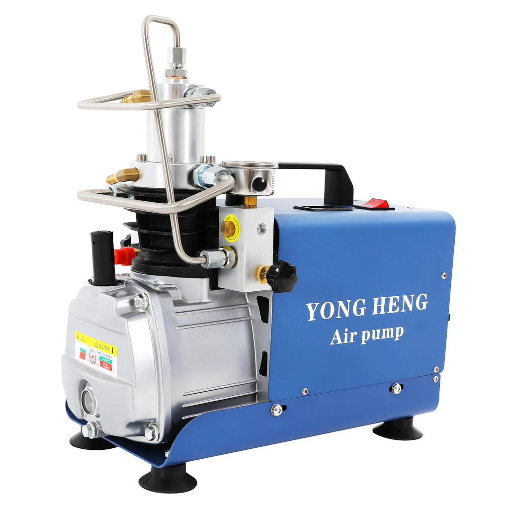 High Pressure Air Compressor Pump 4500PSI 1.8KW Electric Air Pump with Dual Cooling Water & Air for Leak Detection