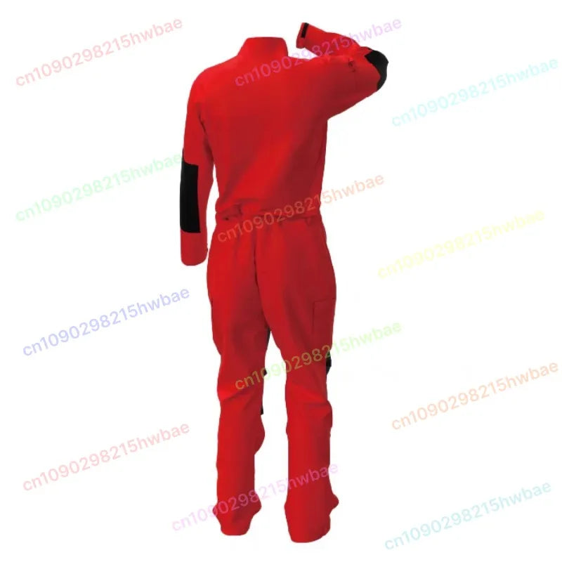 Caving Suit One Piece Overall Slim Fit Canvas Fabric for Outdoor Exploration and Rescue Work