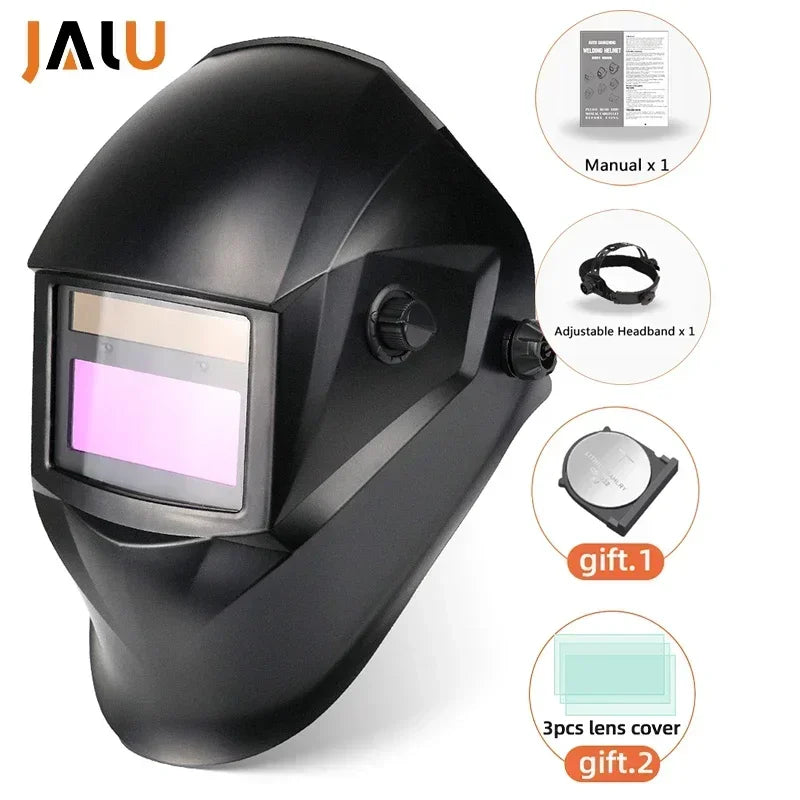 Welding mask Solar Automatic Li battery Electric DIN4/9-13 TIG MIG Welding helmet Auto Darkening Welding Mask