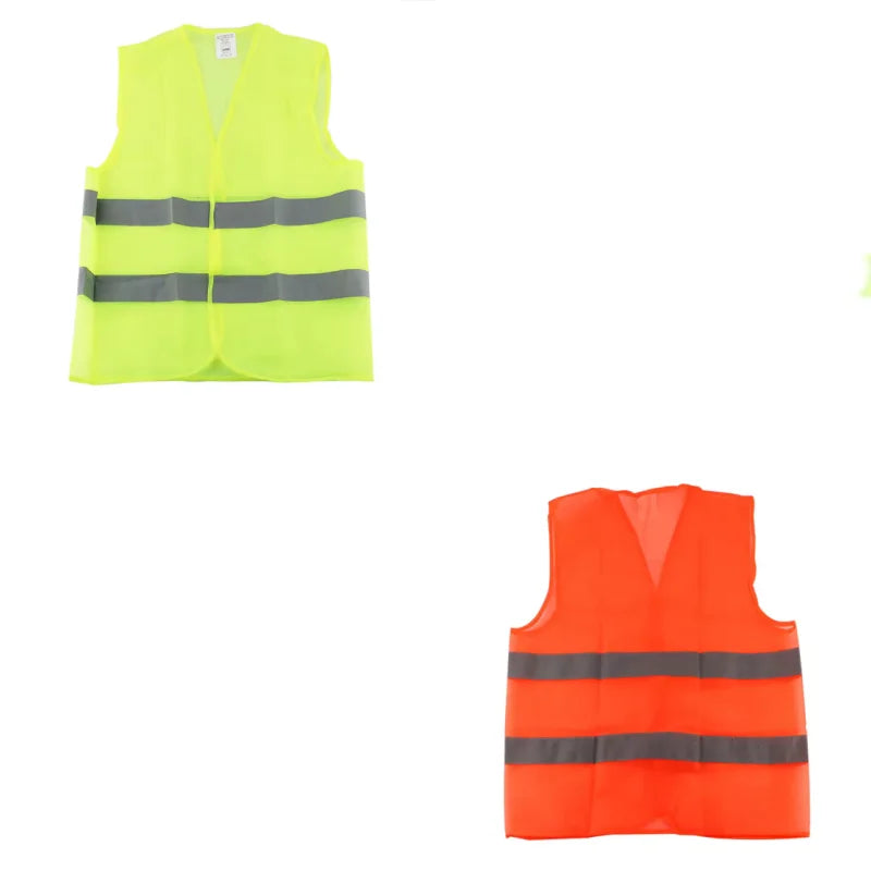 High Visibility Yellow Traffic Safety Reflective Vest Outdoor for Car Use Ideal for Running Cycling and Outdoor Sports 360Degree