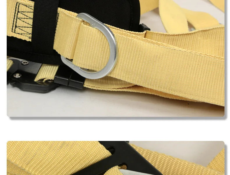 Aramid Safety Harness 5-Point Welding Safety Belt Fire Rescue Fall Protection High Temperature Resistant & Fire Retardant
