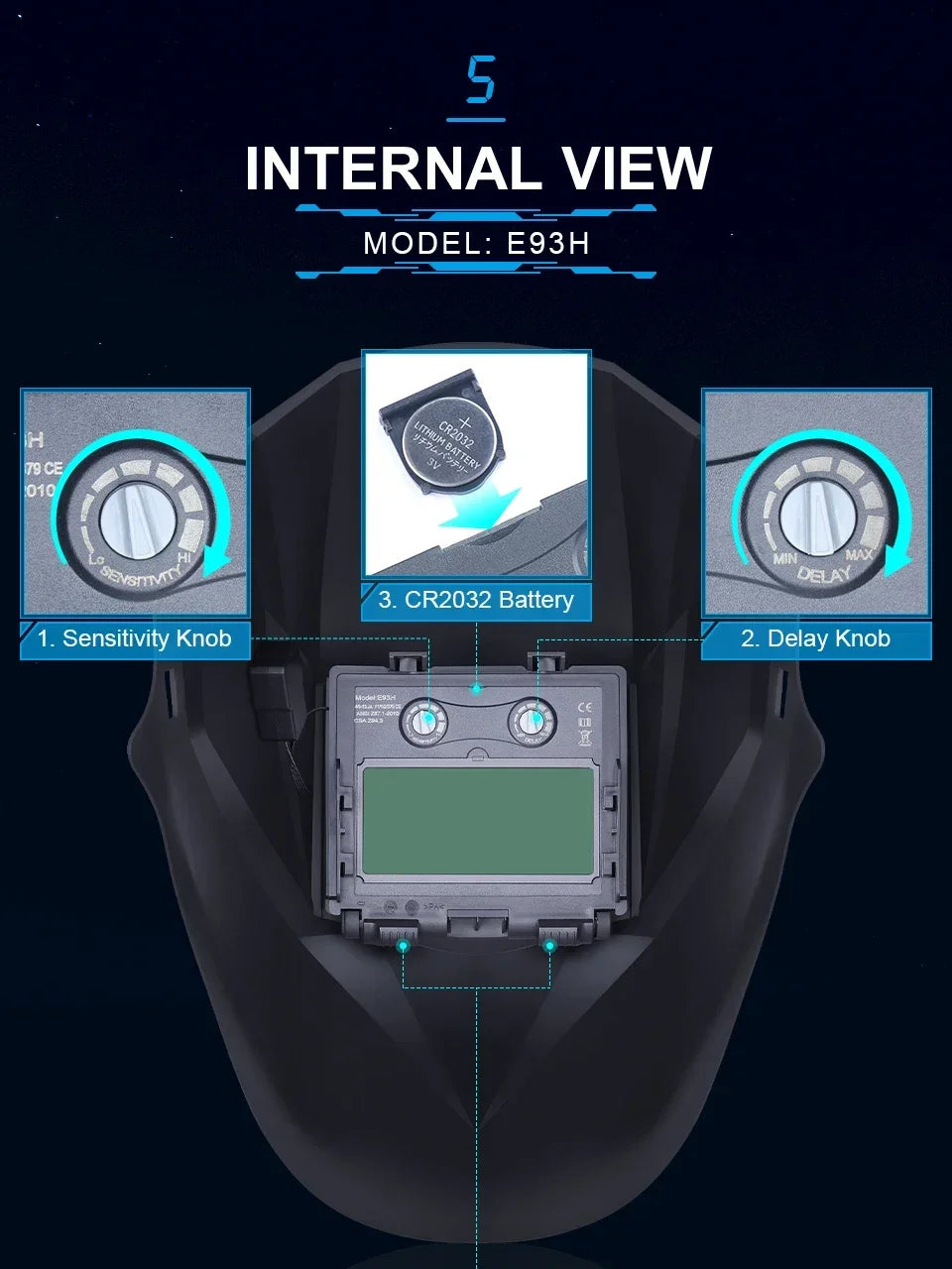 1112 Helmet Welding Mask Professional Auto Darkening Welding Helmet for MMA MIG Arc Welding Machine Welder Automatic Darken