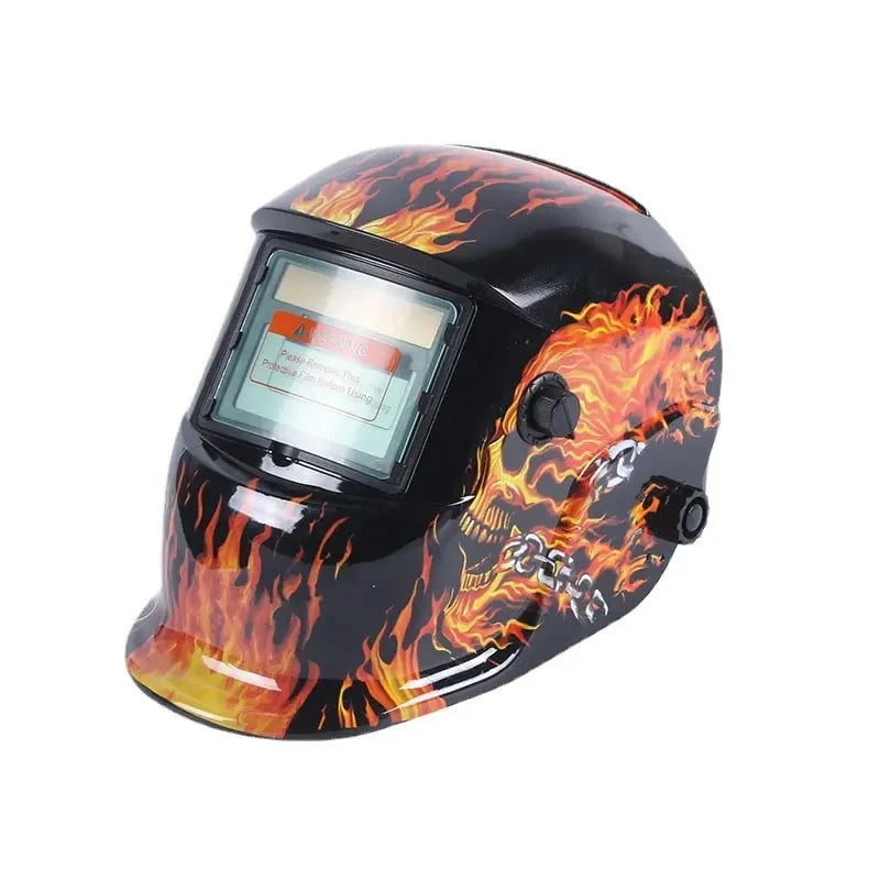 Automatic Dimming Welding Mask Solar Headwear Argon Arc Welding Helmet High Temperature Protection Welder Mask Automatic Color