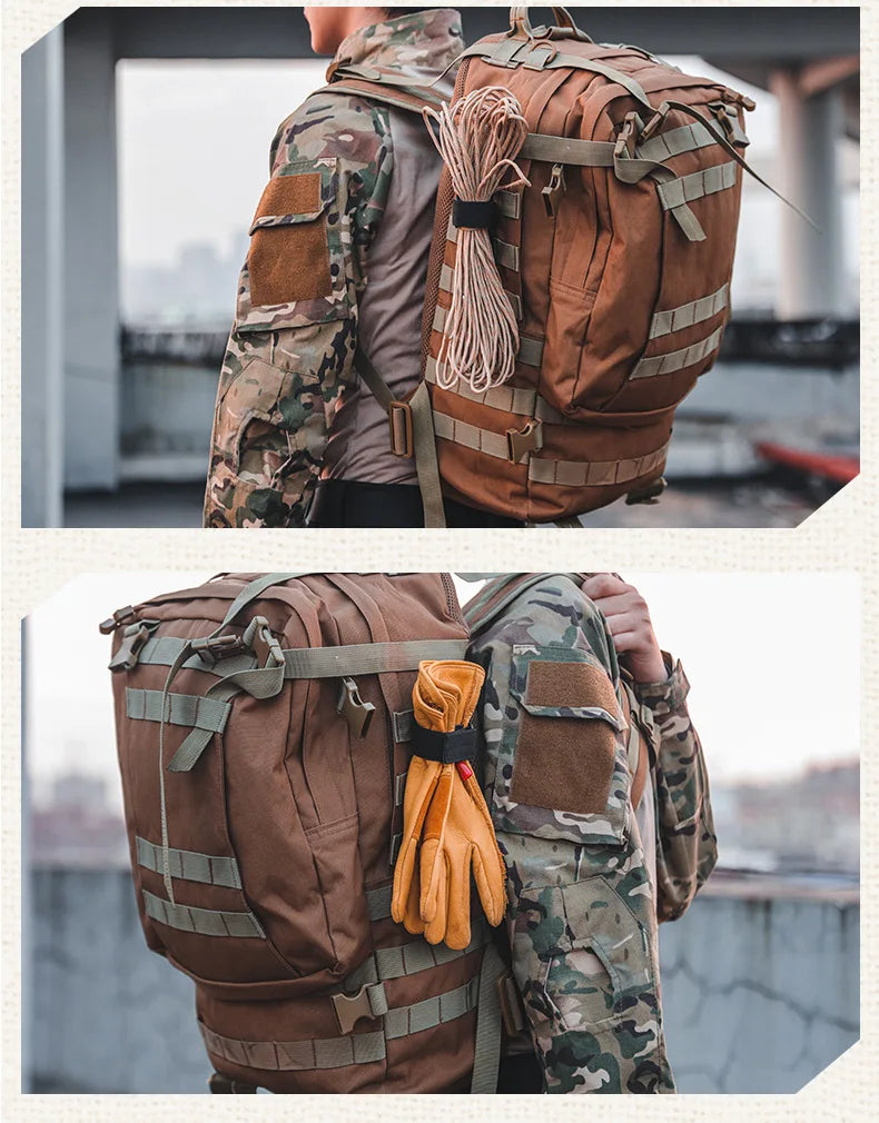 Multi-purpose Nylon Gloves Hook Work Gloves Safety Clip Outdoor Tactical Climbing Rope Camping Hanging Buck Outdoor Camping