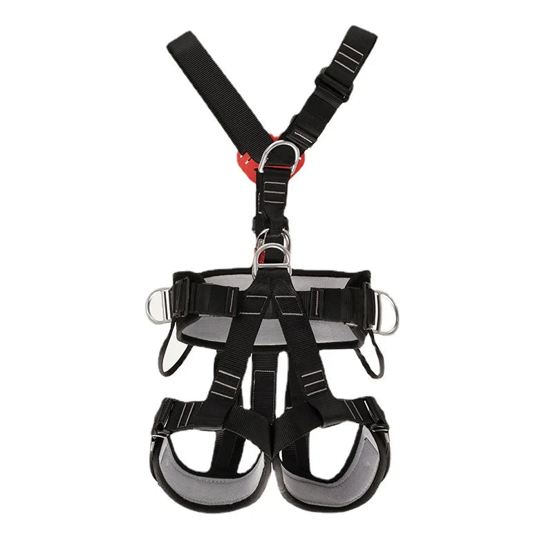 High Altitude Work Safety Harness 5-Point Full Body Safety Belt Outdoor Climbing Mountaineering Construction Rescue Equipment