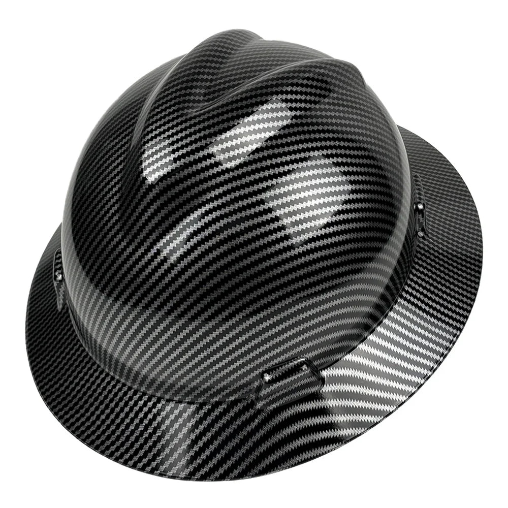 CE Full Brim Hard Hat with 6-Point Suspension HDPE Construction Safety Helmet ANSI Z89.1 Compliant for Site Safety