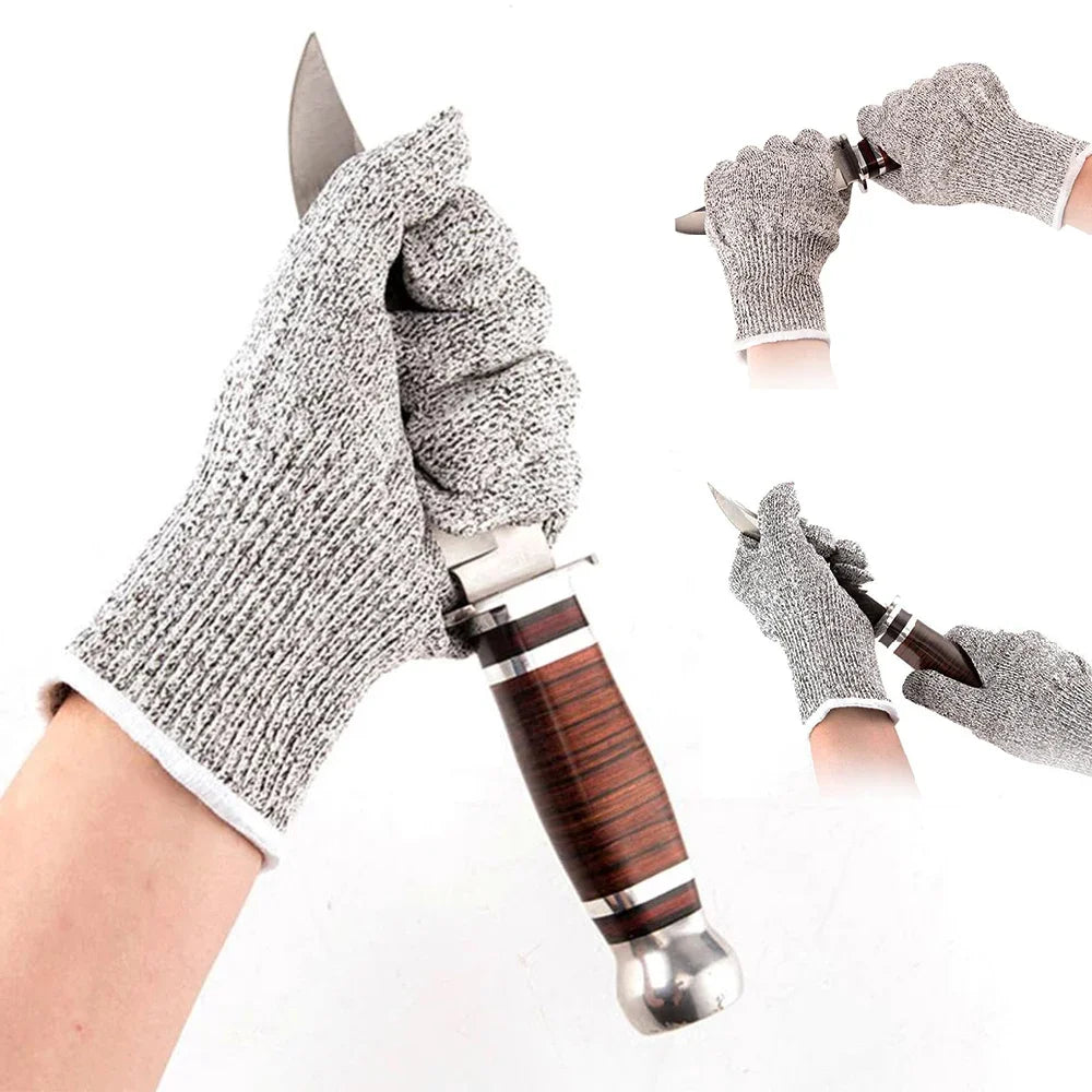Anti-cut Gloves Working Safety Glove Self Defense Man Cut Proof Kitchen Butcher Cut Heat Stab Resistant Fire Hand Gloves Durable