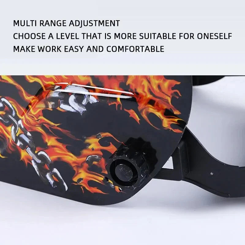 Automatic Dimming Welding Mask Solar Headwear Argon Arc Welding Helmet High Temperature Protection Welder Mask Automatic Color