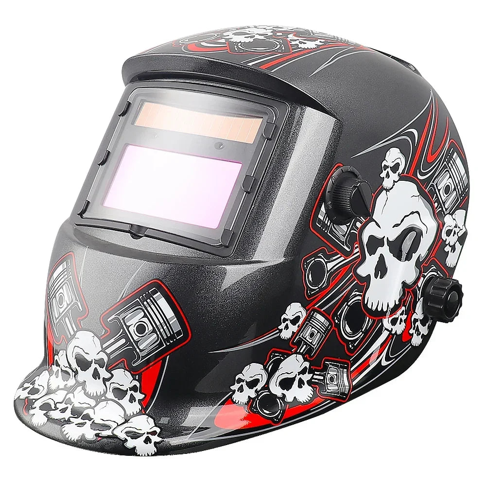 1112 Professional Solar Energy Auto Darkening Welding Helmet Welding MASK Welder TIG MIG Grinding Mask Robot Style
