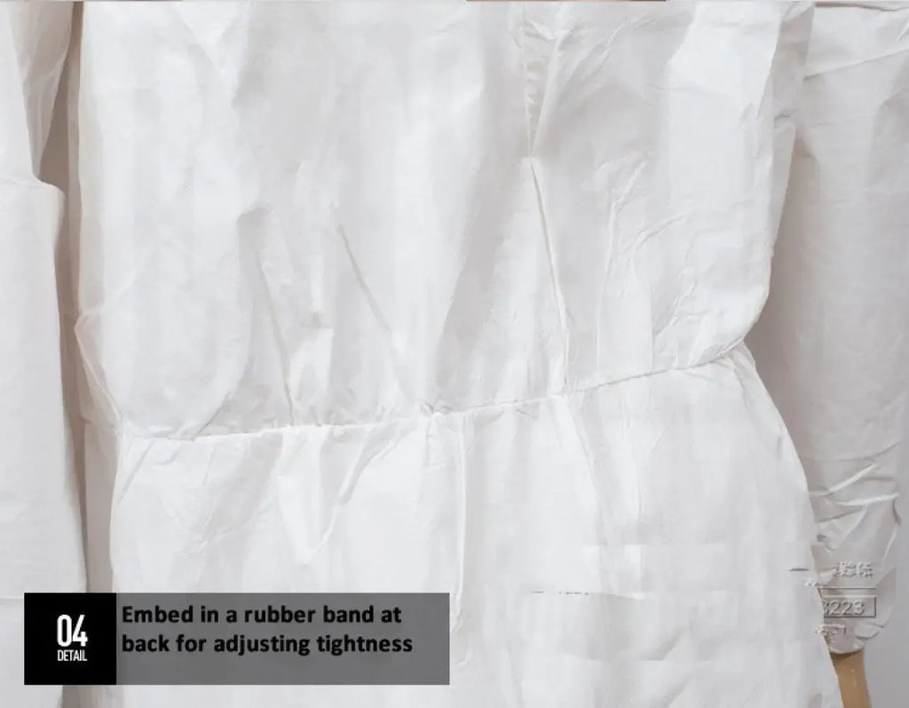 Disposable Breathable Dustproof Water Oil Resistant Work Safety Overall Anti Dust Spary Painting Decorating Labour Coverall Suit