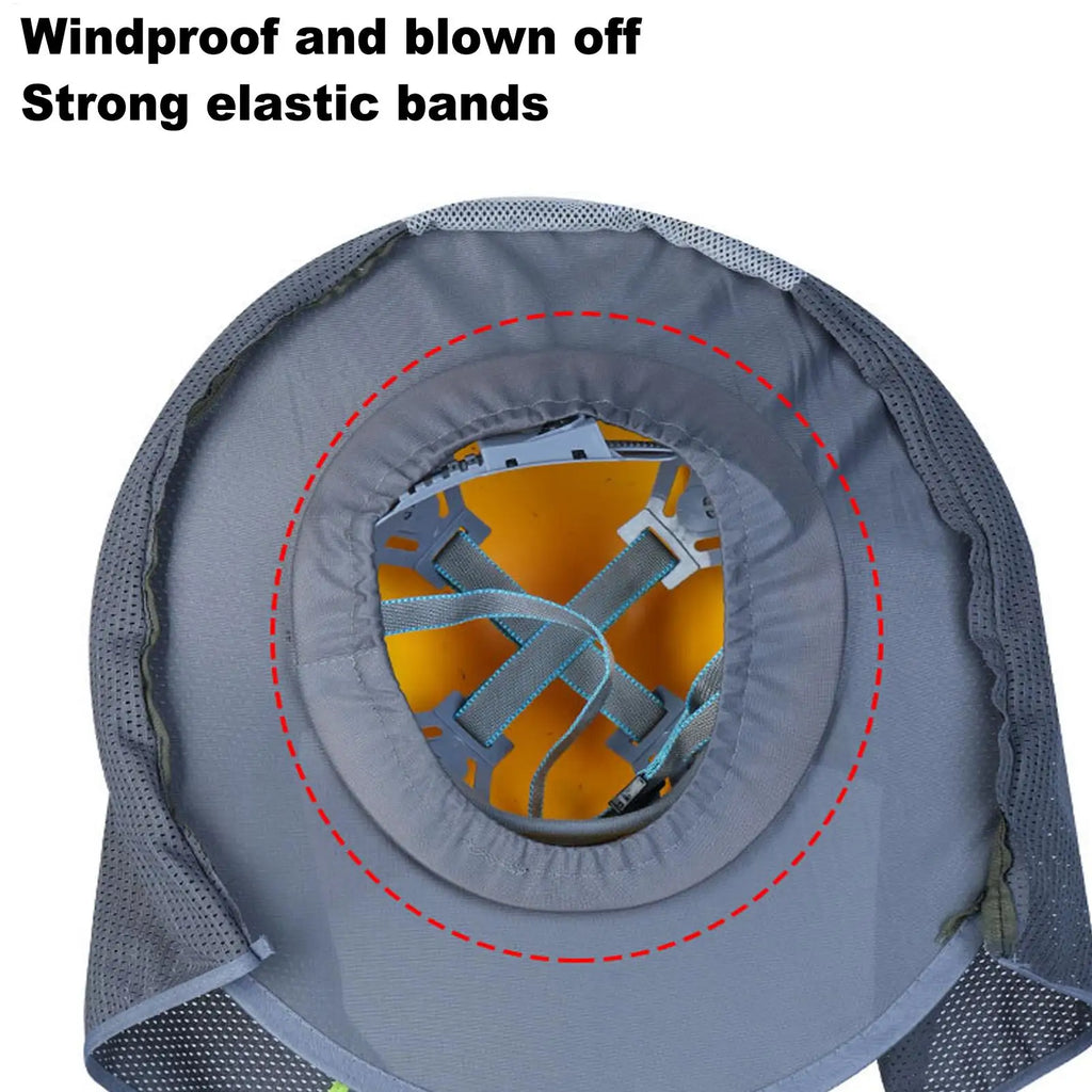 Hardhat Sun Shade Hard Hat Sunshade Construction Sun Protection Breathable Cooling Safety Helmets Accessories