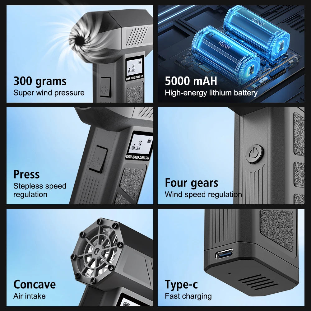 Digital Air Pump With LED Light Wireless Tire Inflator Air Compressor Portable Tire Pressure Gauge LCD Display 150PSI 120W