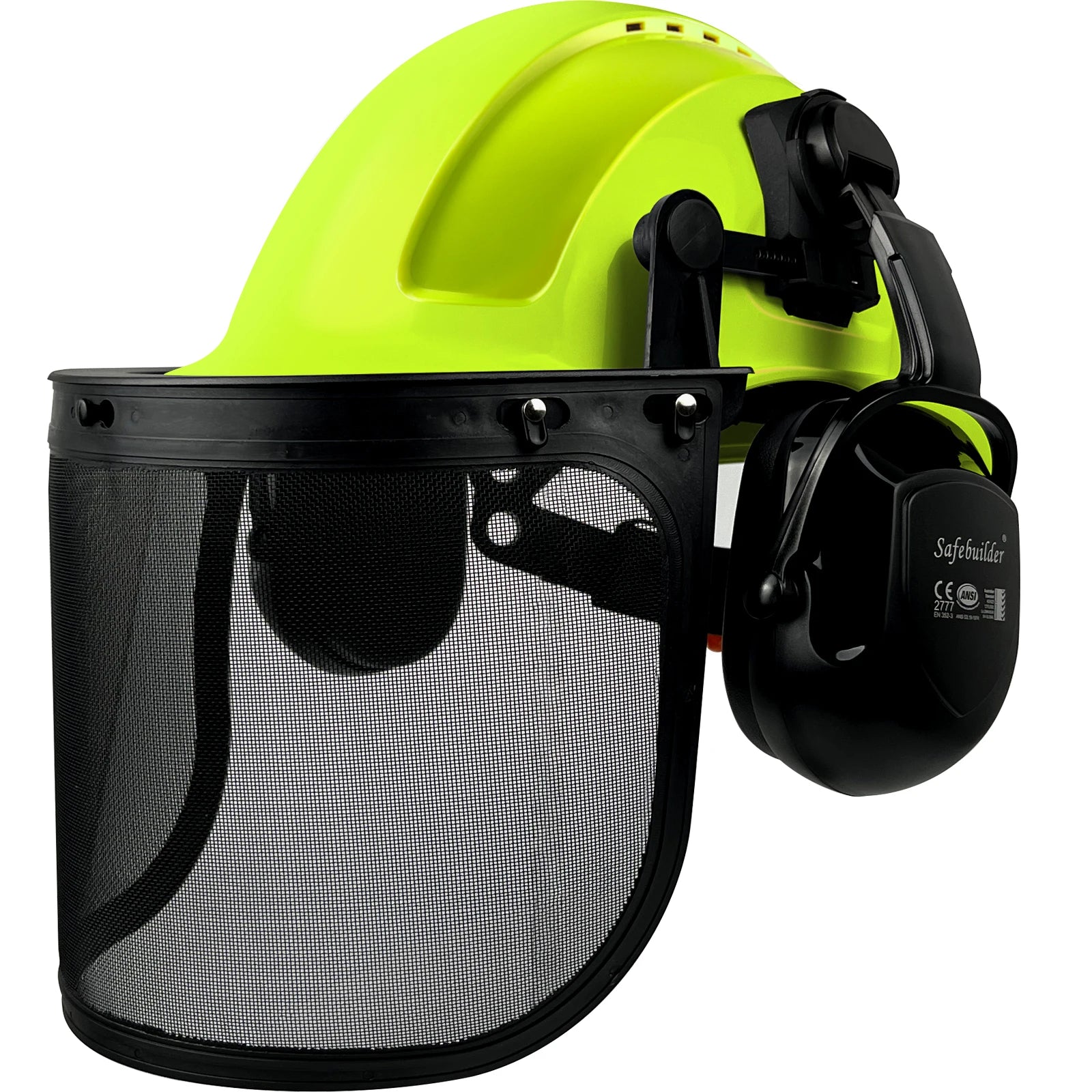 3 in 1 Industrial Forestry Safety Helmet Earmuffs Chainsaw Arborist Logging Hard Hat Goggles CE Construction Working Hard Cap