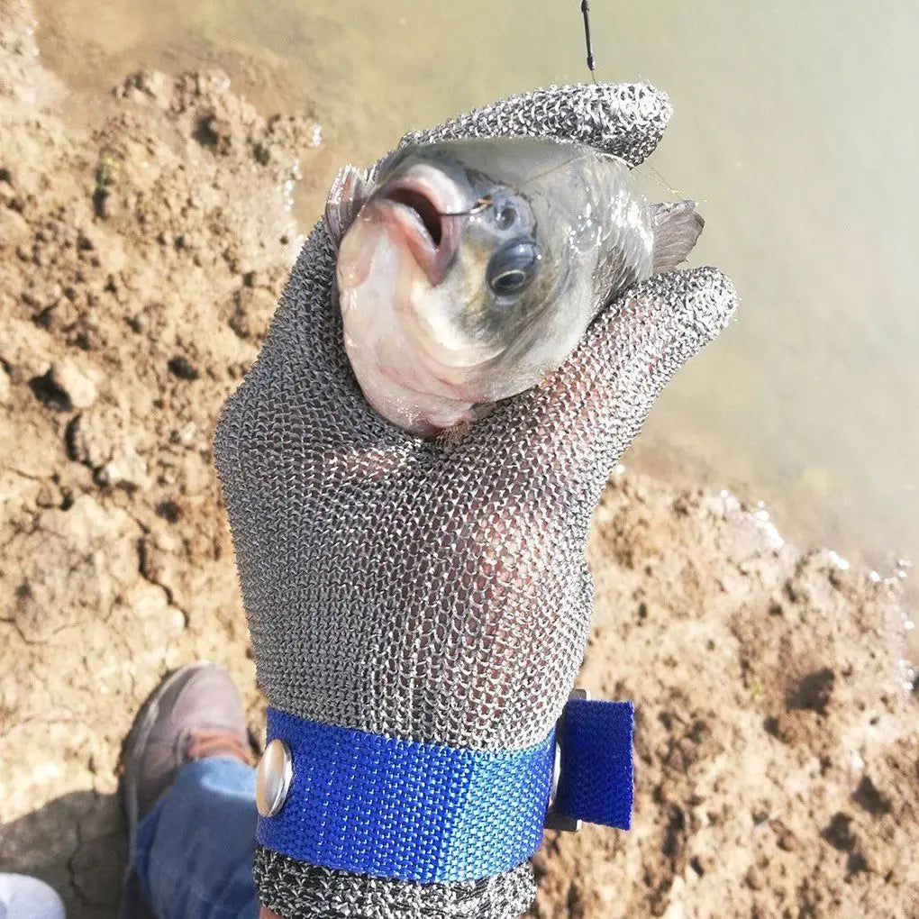 Stainless Steel Gloves Anticut Safety Cut Resistant Hand Protective Metal Glove Meat Mesh For Butcher Wire Knife Proof Cut Glove