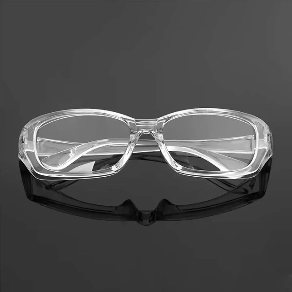 PPE 1 Pack Safety Glasses for Men and Women, Lab Goggles, UV Protection ANSI Z87 Anti-fog Eyewear Clear Wraparound