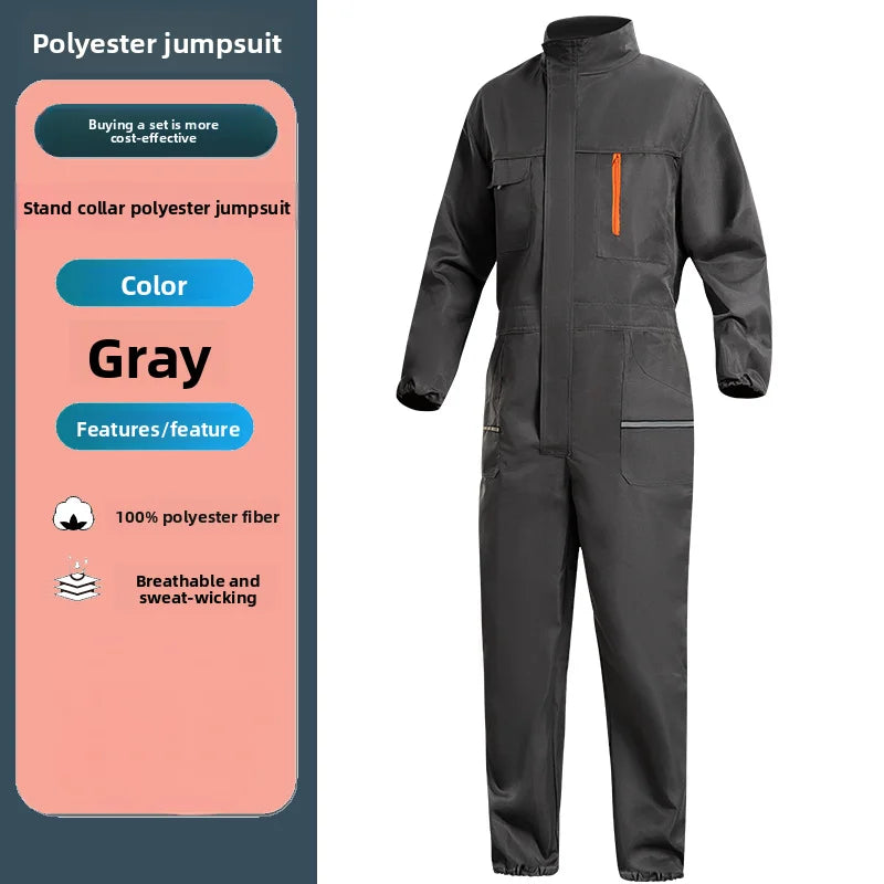 Workwear for car 4S shops, coveralls for painting and auto repair, dust-proof mechanics' coveralls, protective work uniforms