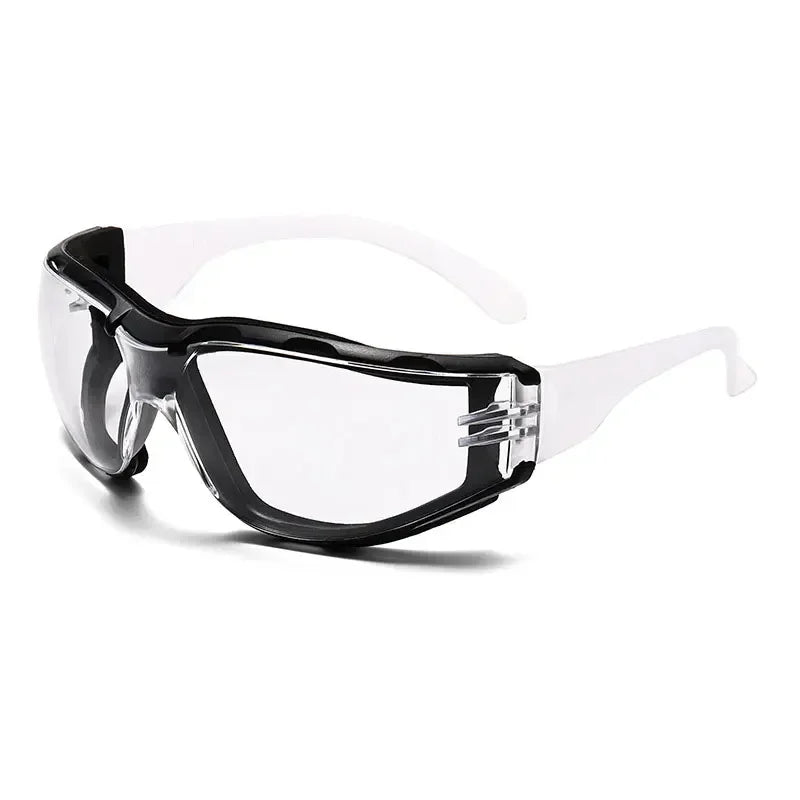 Sponge Sealed Safety Goggles Fashion Clear Plain Lens Protective Glasses Industrial Labor Anti-dust Eyewear Transparent Shield