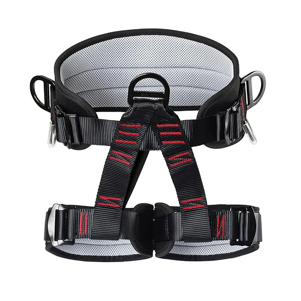 Adjustable Climbing Harness for Women and Men Protect Waist Safety Harness for Roofing Fire Rescuing Rock Climbing Tree Climb
