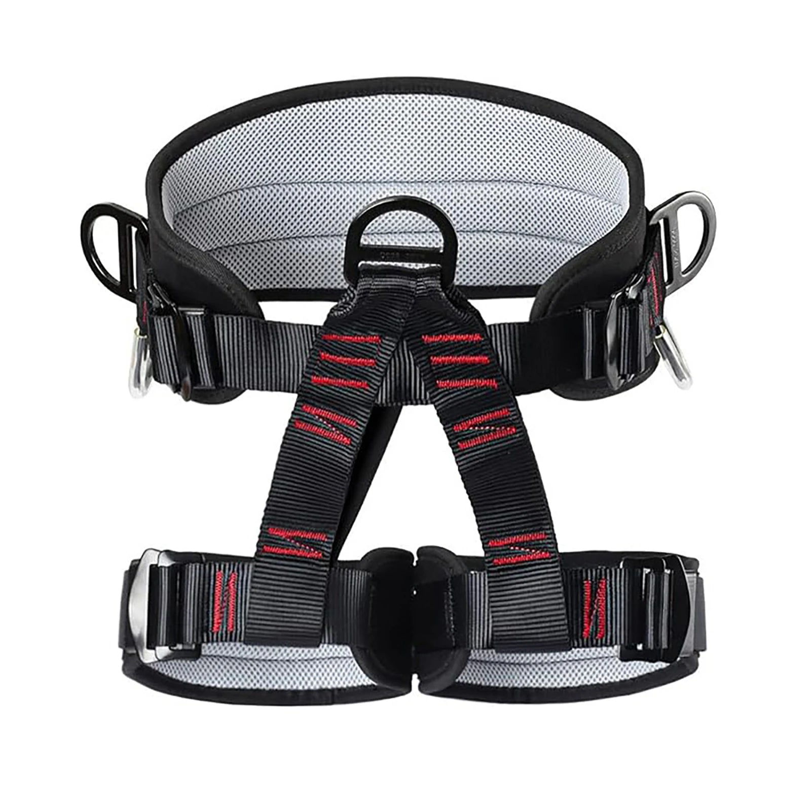 Adjustable Climbing Harness for Women and Men Protect Waist Safety Harness for Roofing Fire Rescuing Rock Climbing Tree Climb