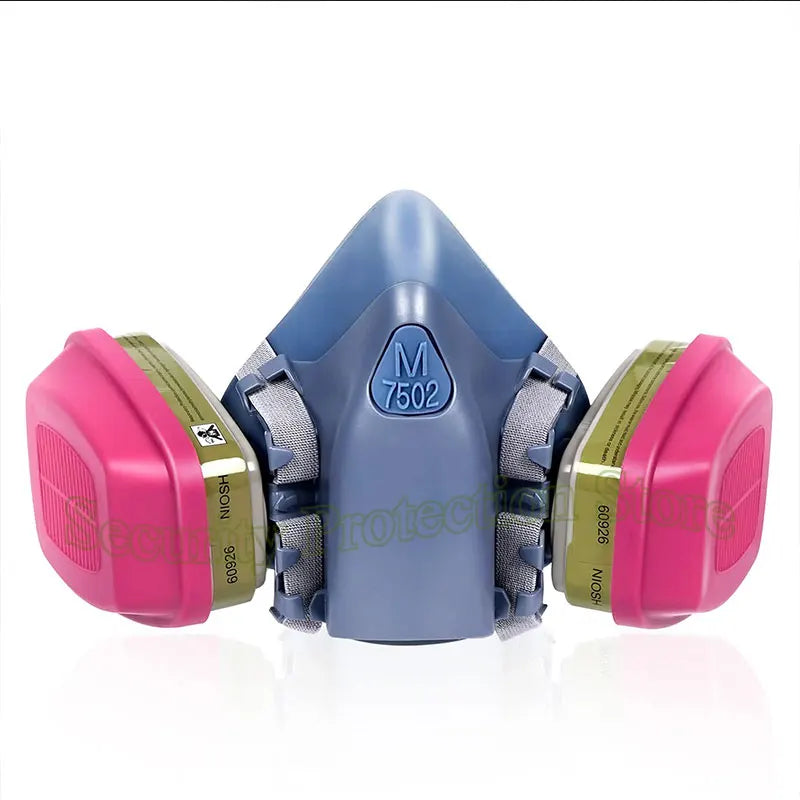 6800 Full Face Respirator Gas Paint Spray Mask with 60926 Cartridge for Painting Car Spray Epoxy Resin Dust Polishing Welding