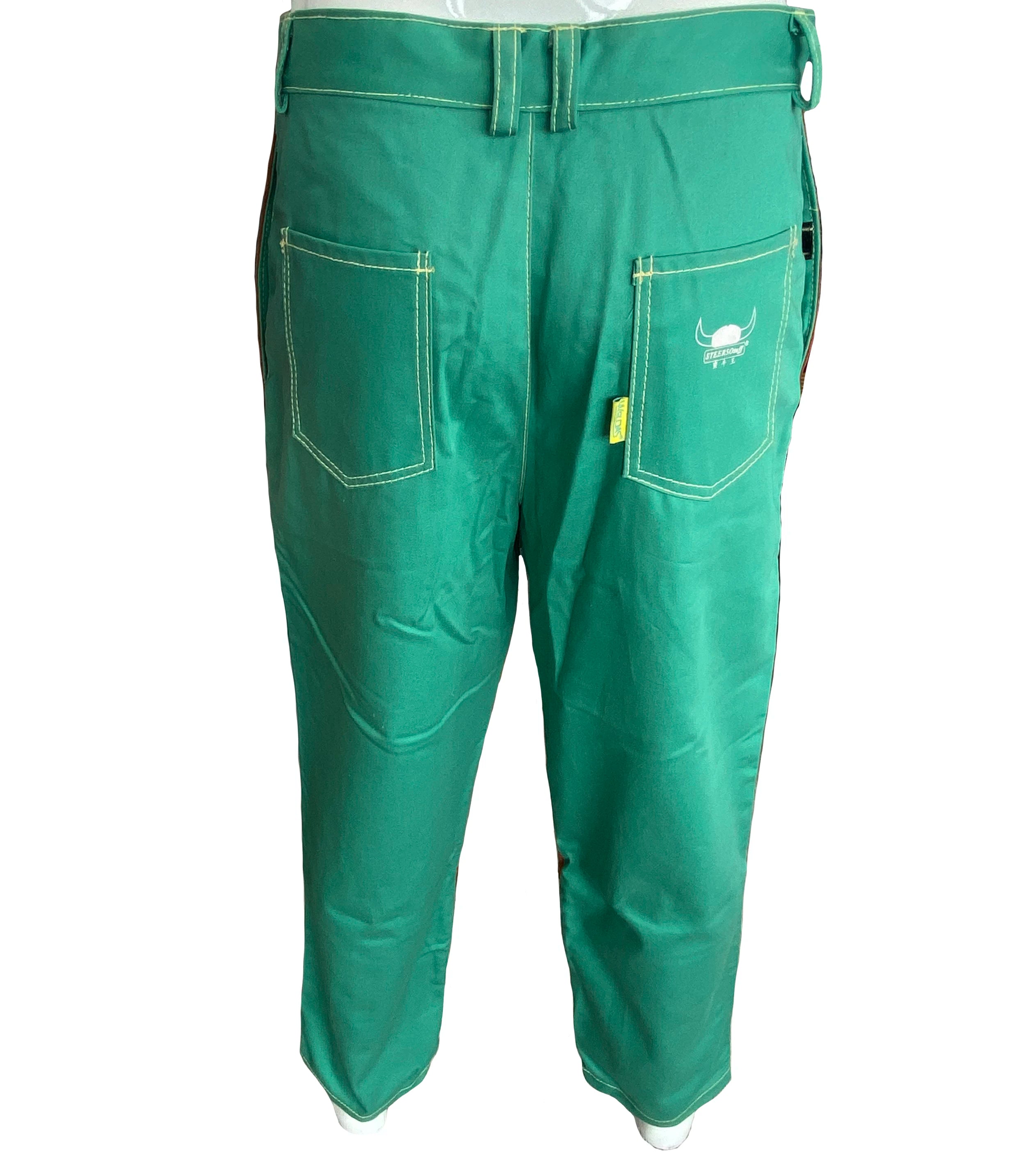 Welding Clothing Fire Proof Welding Trousers Split Cow Leather Welder Jackets FR Cotton Pants Flame Retardant Welding Coverall