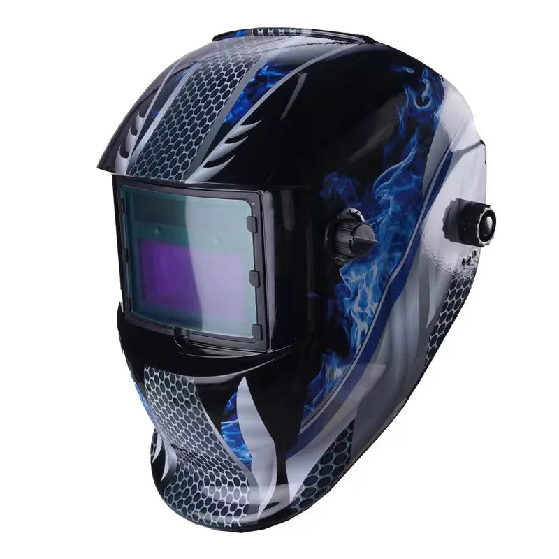 Welding Helmet Flame Resistant Function Protection Welding Mask with Glass Lens Automatic Darkening Welding Protection Mask