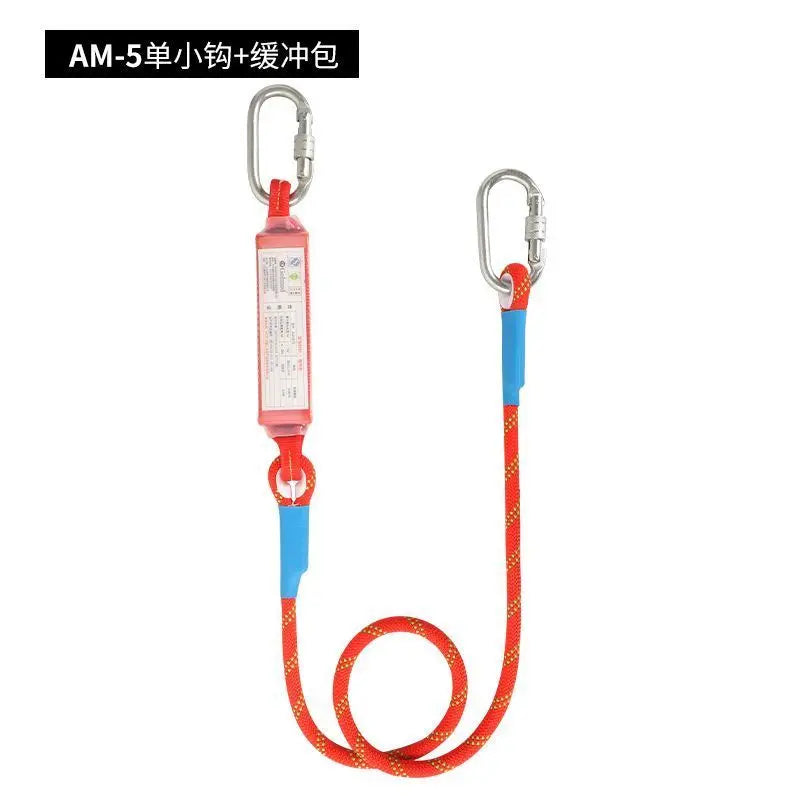 Safety Harness for Work in Height with Safety Rope Belt Carabiner Outdoor Climbing Industrial Full Body Security Protection