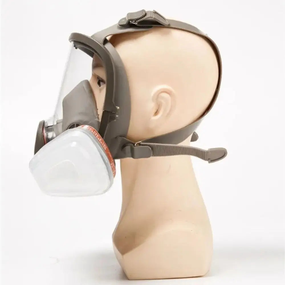 7 In 1 Set Industrial Mask Silicone Mask Large View Spray Paint Respirator Full Facepiece Dust Filter Full Face Mask