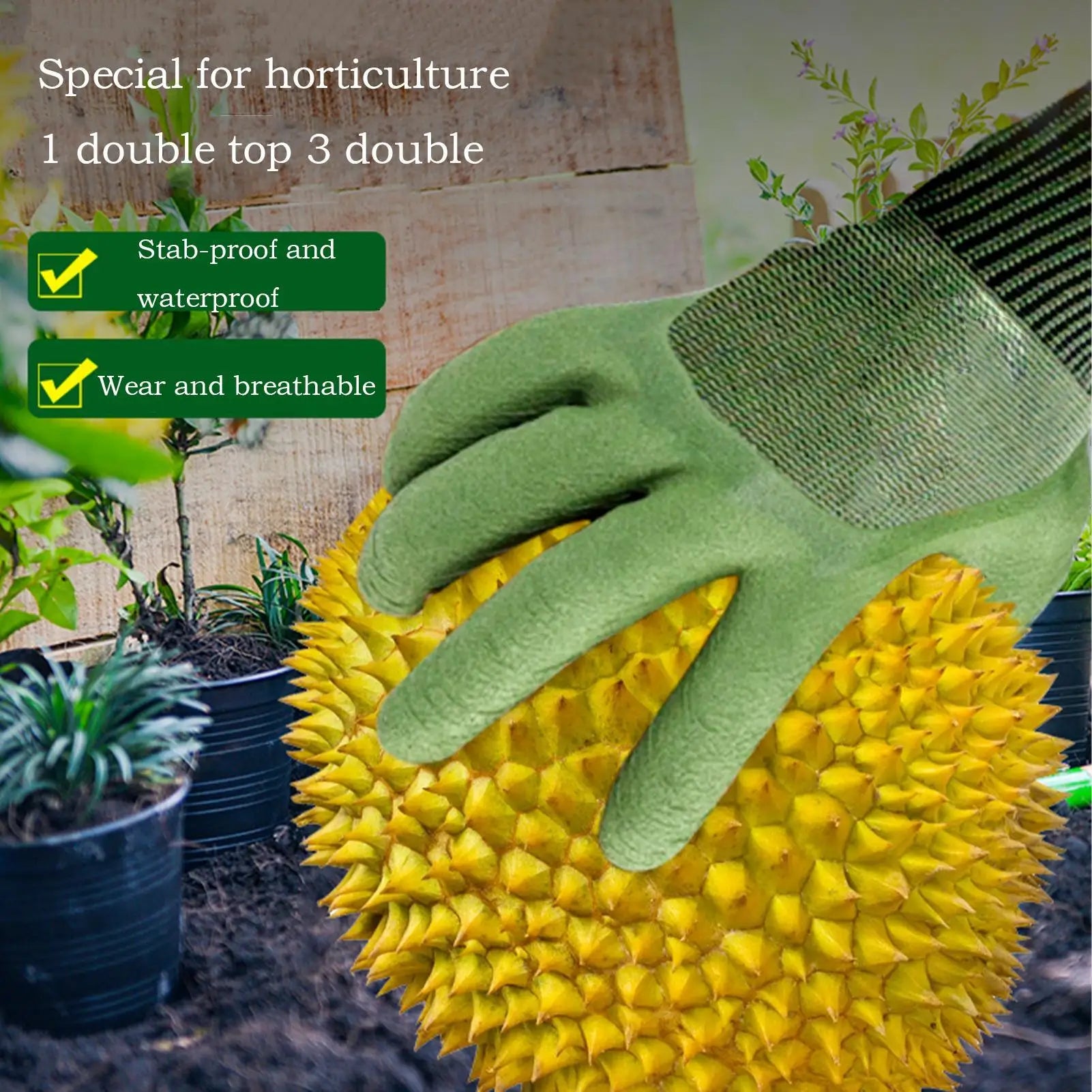 Gardening Yard Gloves Children Safety Gloves Puncture-Resistant Thorn-Proof Waterproof Tools Indoor/Outdoor Protective Glove