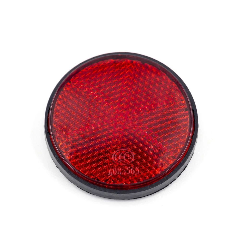 2PCS Self Adhesive Reflector Rectangular Round Safety Mark Signal Strip Position Reflective Car Carriers Trailer Motorcycle Bus