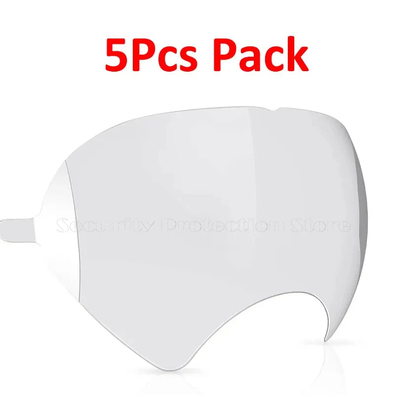 100/50/30/20/10/5Pcs Peel Off Lens Cover Compatible for 3M 6885 6000 6700 6800 6900 Series Respirator Mask Protective Cover