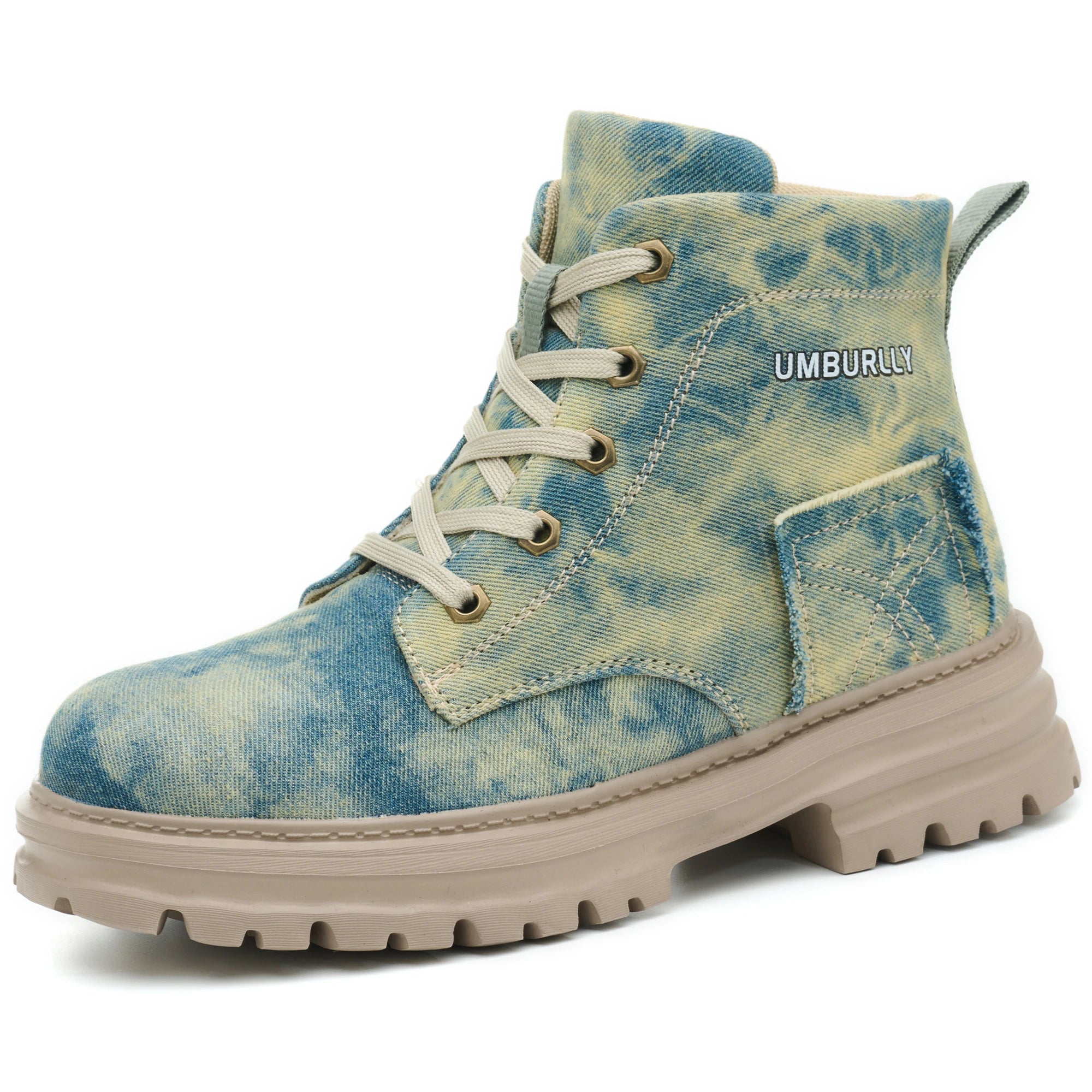 Safety shoes for women - steel-toe protection, puncture-resistant, Kevlar material, mid-calf style, outdoor work boots for women, suitable for factory workshops and warehouses, women's work shoes