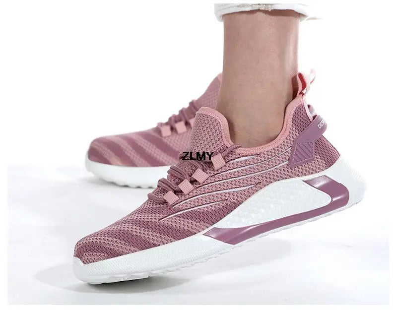 Women Safety Shoes New Steel Toe Work Safety Boots Breathable Working Sneaker Lightweight Sport Work Shoes Woman Boot Industrial