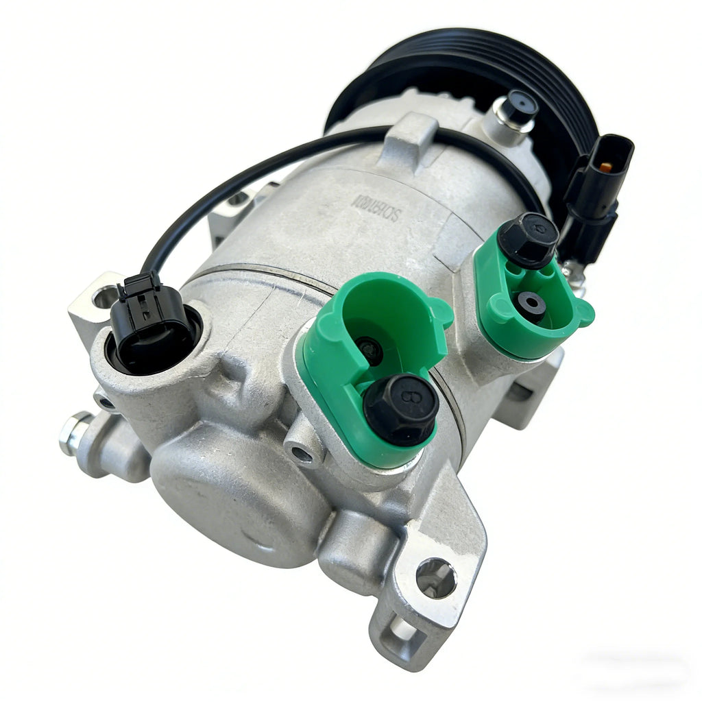 A/C Compressor with Clutch Compatible with 2014-2019 Kia Soul, 2014-2016 Forte Forte5 Koup & 2017 Hyundai Elantra 1.6L Direct Re