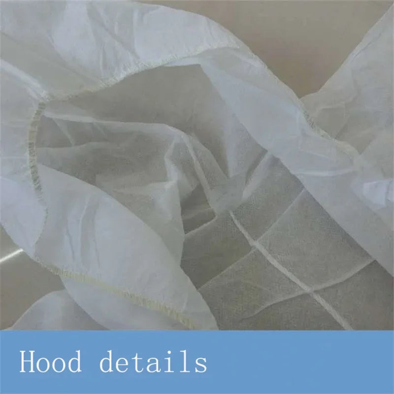 Protective Work Safety Suit Disposable Waterproof Oil-Resistant Clothing Spary Painting Cover All Protection Clothes Coverall