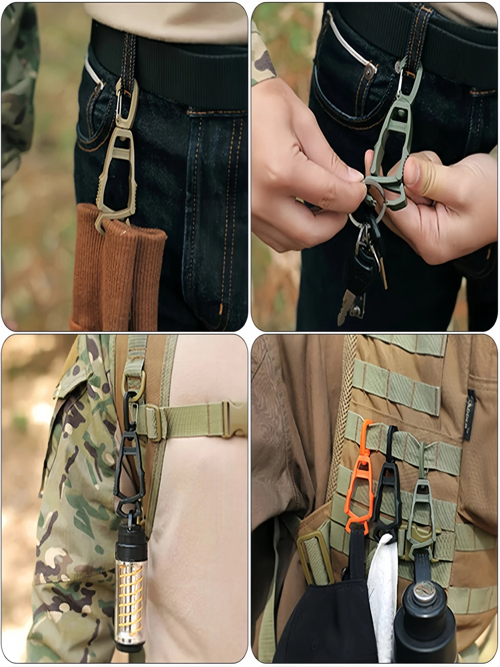 Outdoor Protective Gloves Clip Hanger Multi-purpose Safety Work Gloves Holder Anti-drop Glove Belt Clamp for Worker Construction
