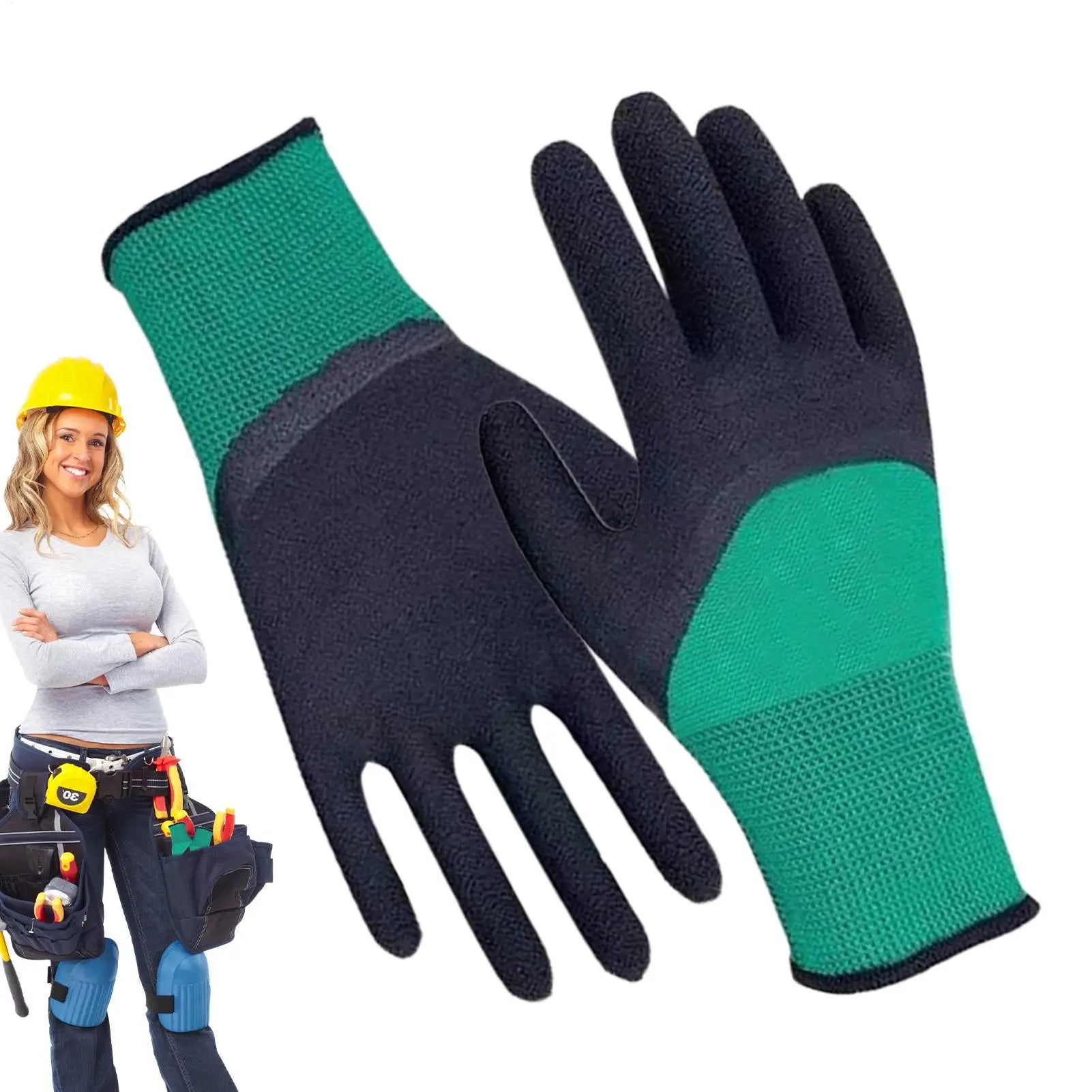 Waterproof Thorn-Proof Gardening Gloves Digging Hand Protection Garden Work Yard Gloves Outdoor Puncture-Resistant Work Tools