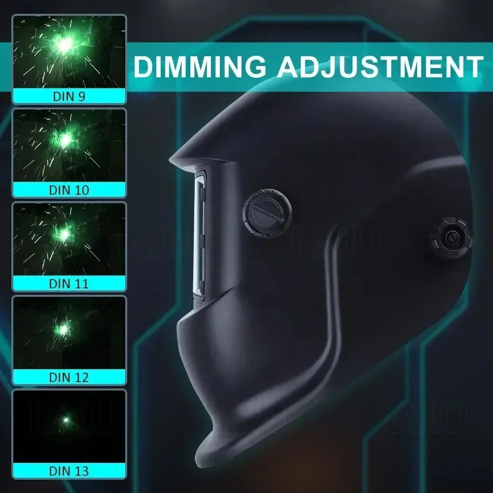 1112 Professional Solar Energy Auto Darkening Welding Helmet Welding MASK Welder TIG MIG Grinding Mask Robot Style