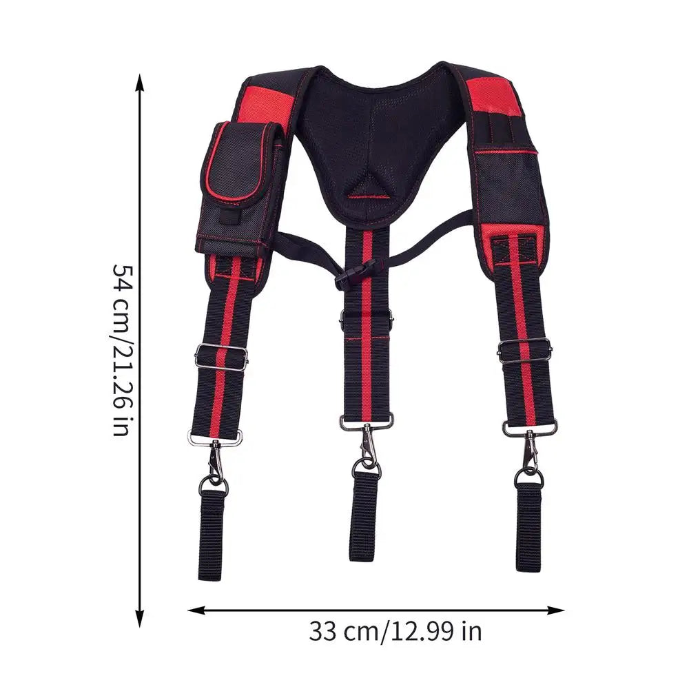 Tool Belt With Suspenders Breathable Construction Harness Tool Storage Work Belt Breathable For Tree Climbing Fire Rescue