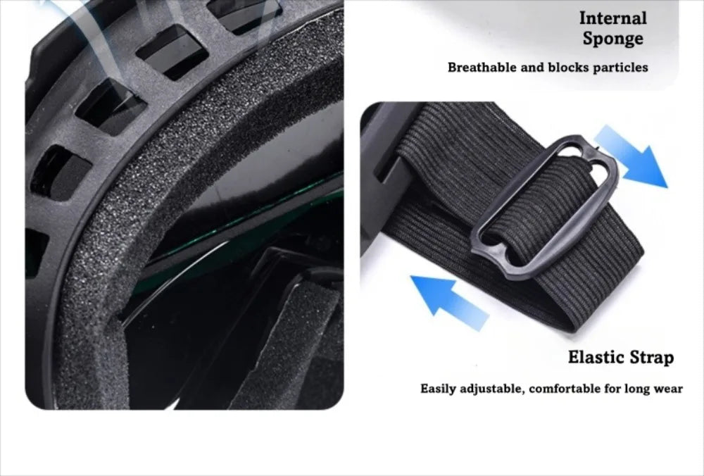 Auto Darkening Auto Darkening Welding Helmet Integrated Type Equipped with Headlights Welding Mask Adjustable Band Split Type