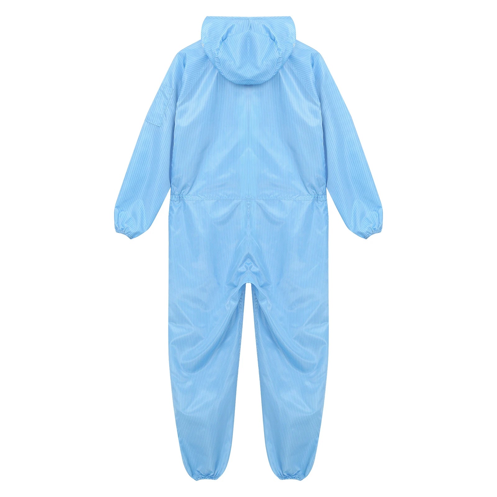Adult Anti-Static Hooded Coverall Workshop Uniform Long Sleeve Zipper Dust-proof Overalls Jumpsuit for Lab Worker Spray Paint