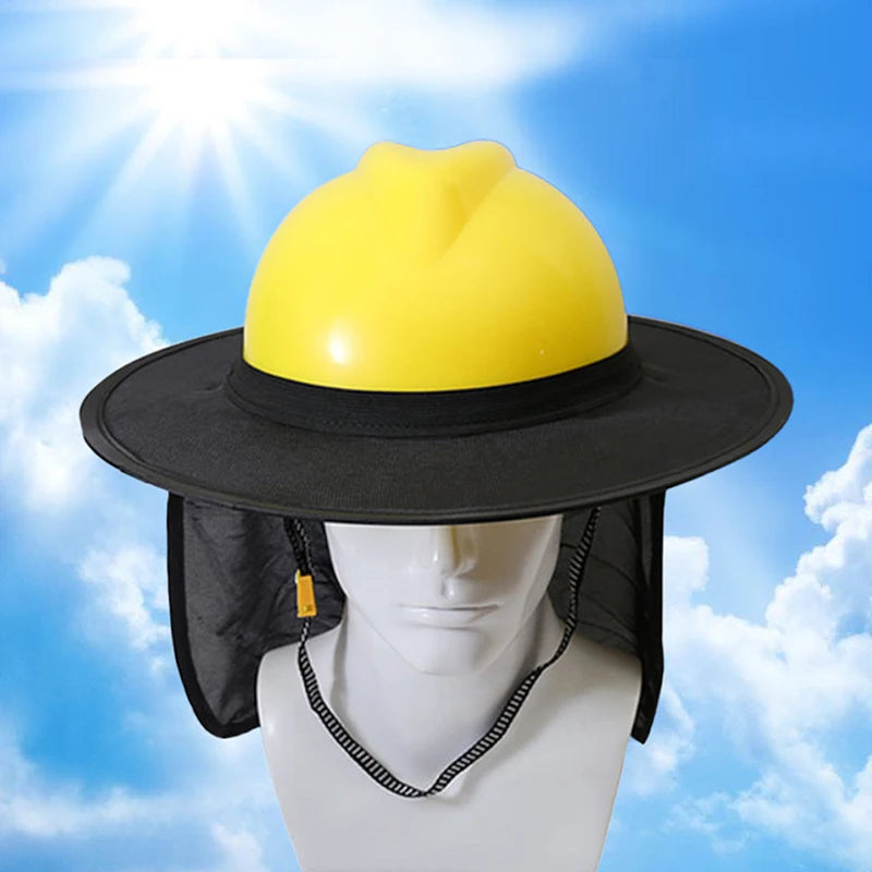 Construction Safety Reflective Hard Hat Neck Shield Helmet Sun Shade Reflective Stripe Kit Summer Sun Protection Prevent Sunburn